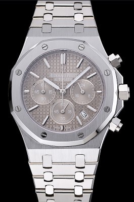 Audemars Piguet Royal Oak Chronograph Grey Dial Stainless Steel Bracelet 1454027 Piguet Replica