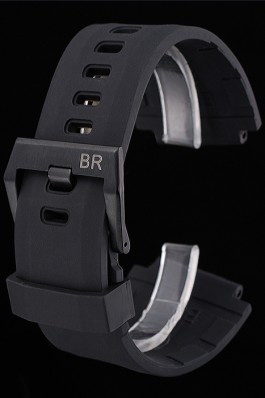 Bell & Ross Black Rubber Bracelet 622483 Replica Bell And Ross