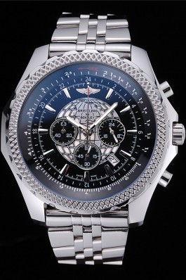 Breitling Bentley B05 Unitime Black Dial Stainless Steel Bracelet 622520 Fake Breitling Bentley