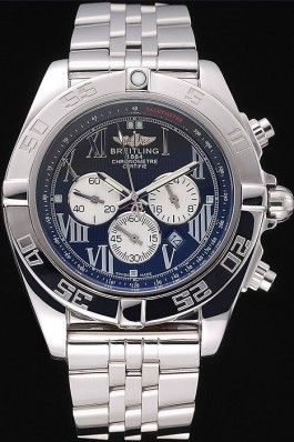 Breitling Chronomat Certifie Black Dial Stainless Steel Bracelet 622426 Breitling Chronomat