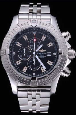 Breitling Chronomat Evolution Black Dial Stainless Steel Bracelet 622515 Breitling Chronomat