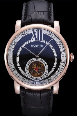Cartier Rotonde Flying Tourbillon Black Dial 621937 Cartier Replica