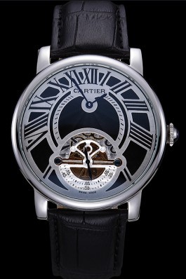 Cartier Rotonde Flying Tourbillon Black Dial 621941 Cartier Replica