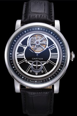 Cartier Rotonde Flying Tourbillon Black Dial 621946 Cartier Replica