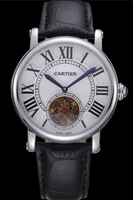 Cartier Rotonde Flying Tourbillon White Dial 621956 Cartier Replica