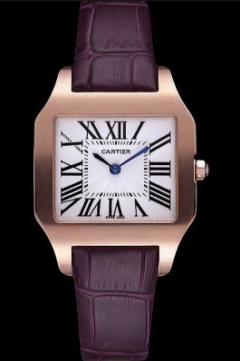 Cartier Santos 100 Polished Rose Gold Bezel 621921 Cartier Replica