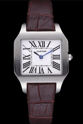 Cartier Santos 100 Polished Stainless Steel Bezel 621923 Cartier Replica