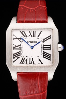 Cartier Santos 100 Polished Stainless Steel Bezel 621935 Cartier Replica