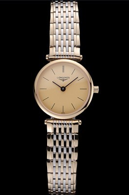 Longines La Grande Classique Two Tone Band Champagne Dial Femme 622096 Replica Longines Classic