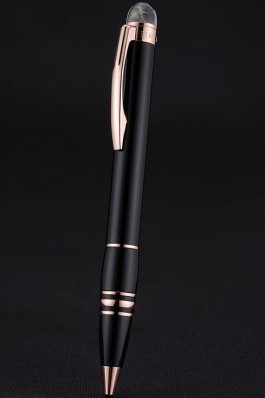 MontBlanc Starwalker Red Gold Rimmed Black Ballpoint Pen 622817 Replica Pen