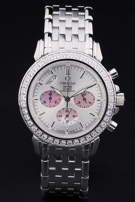 Stainless Steel Band Top Quality Silver Omega Deville Luxury Watch 4666 Omega Replica Watch