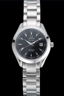 Omega Seamaster Aqua Terra Black Dial Stainless Steel Bracelet 622447 Omega Replica Seamaster