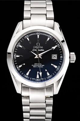 Omega Seamaster Black Dial Stainless Steel Band 622165 Omega Replica Seamaster