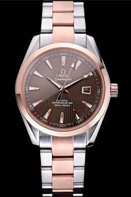 Omega Seamaster Brown Dial Two Tone 622168 Omega Replica Seamaster