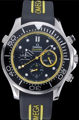 Omega Seamaster Planet Ocean Black Rubber Bracelet 622048 Omega Replica Seamaster