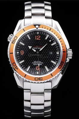 Omega Seamaster Planet Ocean Co-axial Orange Case Black Dial 98102 Omega Replica Seamaster