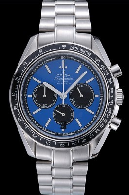 Omega Speedmaster Blue Grey Stainless Steel Strap 622053 Omega Speedmaster Replica