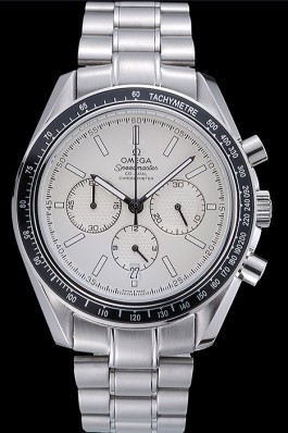 Omega Speedmaster White Dial Stainless Steel Strap 622049 Omega Speedmaster Replica