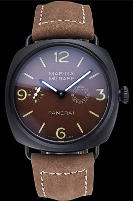 Panerai Luminor Marina Militare Ion Plated Stainless Steel Bezel Khaki Bracelet 622319 Panerai Luminor Replica