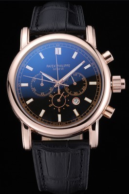 Patek Philippe Grand Complications Perpetual Calendar Black Dial 622263 Fake Patek Philippe