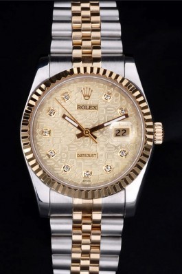 Stainless Steel Band Top Quality Rolex Two Toned Luxury Watch 15 5088 Replica Rolex Datejust