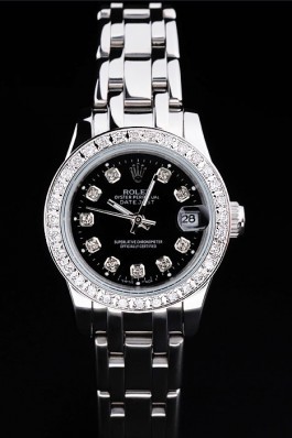 Stainless Steel Band Top Quality Rolex Silver Luxury Watch 5244 Replica Rolex Datejust