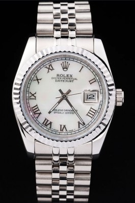 Stainless Steel Band Top Quality Rolex Silver Swiss Mechanism Luxury Watch 5343 Replica Rolex Datejust