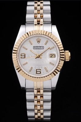 Rolex Datejust Two Tone Stainless Steel Yellow Gold Plated 98079 Replica Rolex Datejust