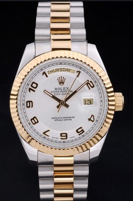 Stainless Steel Band Top Quality Rolex Day-Date Luxury Watch 201 5122 Rolex Replica Aaa