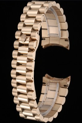 Rolex Polished and Brushed Gold Bracelet 622490 Replica Rolex Bracelet