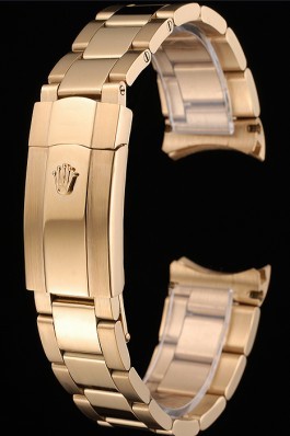 Rolex Polished and Brushed Gold Bracelet 622495 Replica Rolex Bracelet