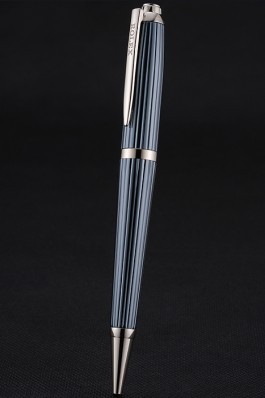 Rolex Silver Rimmed Dark Blue Ballpoint Pen 622801 Replica Pen