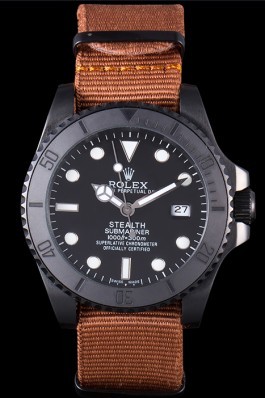 Rolex Submariner STEALTH MK IV Brown Fabric Band rl426 621388 Rolex Submariner Replica