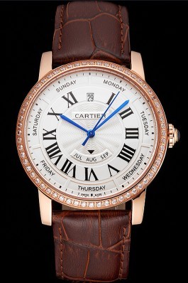 Swiss Cartier Ballon Bleu GMT Silver Dial Stainless Steel Case Two Tone Rose Gold Steel Bracelet Cartier Replica