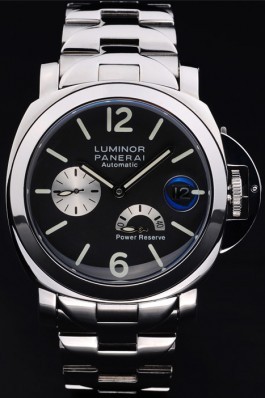 Stainless Steel Band Top Quality Men's Panerai Luminor Power Reserve Luxury Watch 4817 Panerai Luminor Replica